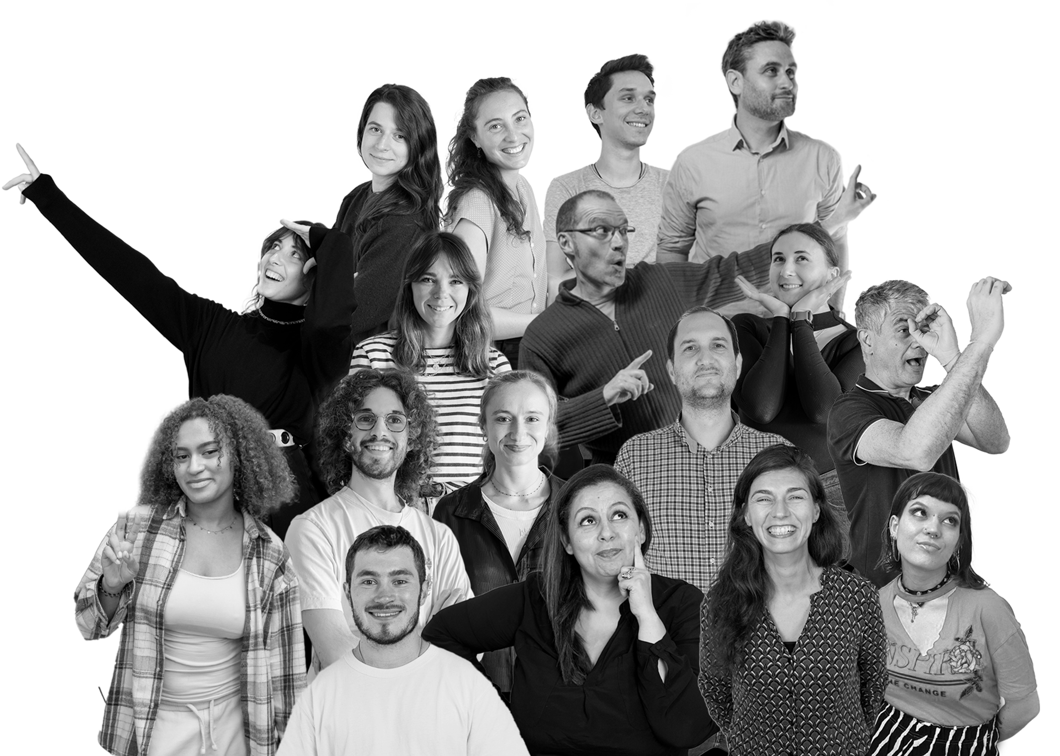 EQUIPE2025-10-web Photomontage de l'équipe de l'Institut des Futurs souhaitables